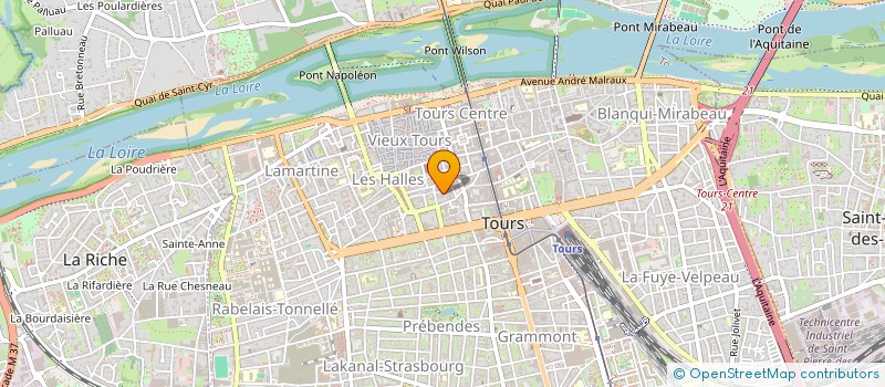 localisation de l'entreprise MADAME ASMAE JARRAF  TOURS