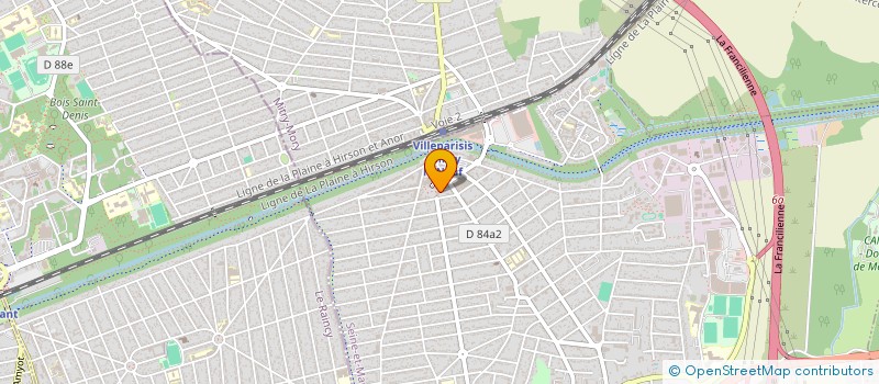 localisation de l'entreprise MADAME ASMAE JERNISSI  VILLEPARISIS