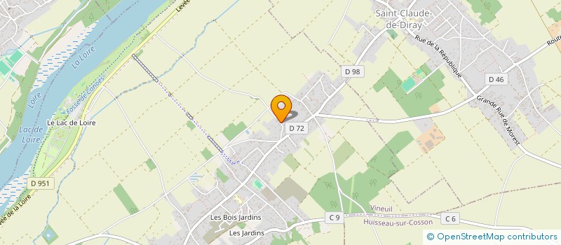 localisation de l'entreprise MADAME ASMAE MDARHRI ALAOUI  VINEUIL