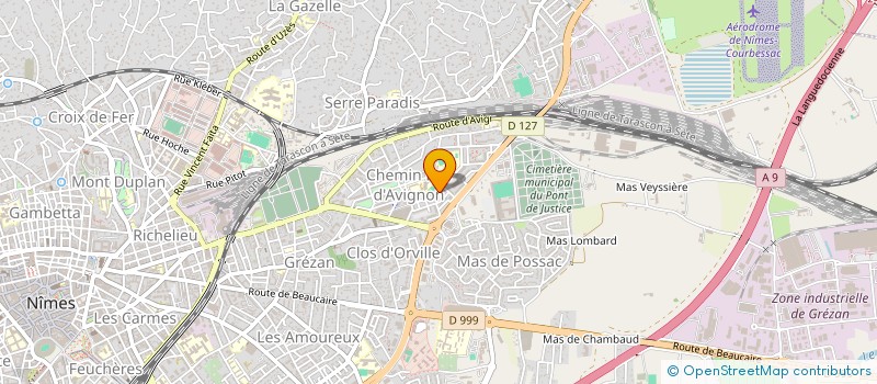 localisation de l'entreprise MADAME ASMAE RHAYETE  NIMES