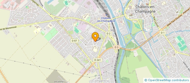 localisation de l'entreprise MADAME ASMAE RHOUZLANE  CHALONS-EN-CHAMPAGNE