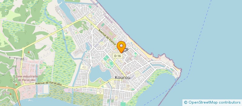 localisation de l'entreprise MADAME ASMASE BERNARD  KOUROU