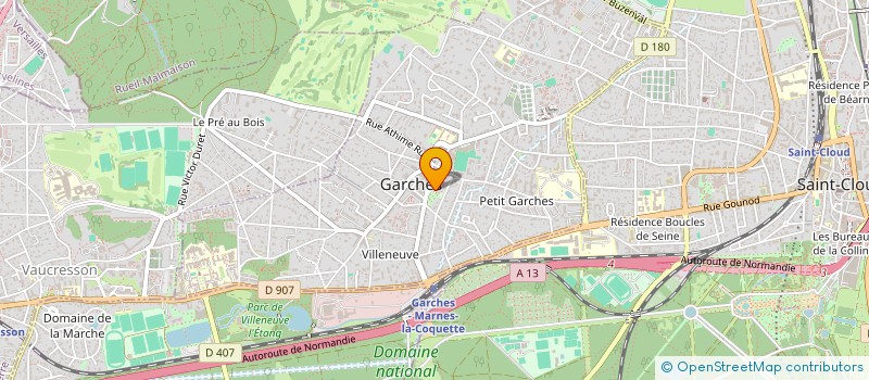 localisation de l'entreprise MADAME ASMIDE DORLEAN  GARCHES