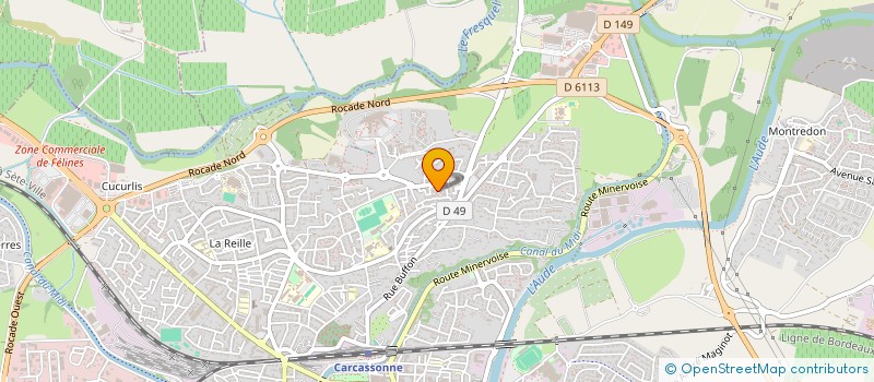 localisation de l'entreprise MADAME ASMIK ABRAAMIAN à CARCASSONNE