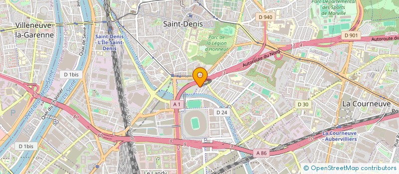 localisation de l'entreprise MADAME ASNAOUI HILA  SAINT-DENIS