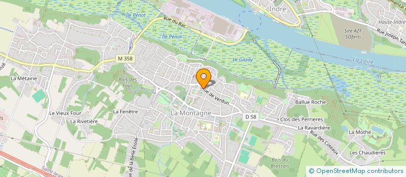 localisation de l'entreprise MADAME ASPASIA KOUREPI  LA MONTAGNE