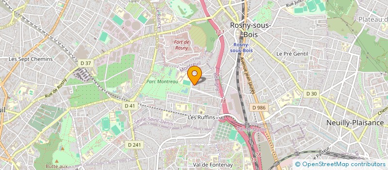 localisation de l'entreprise MADAME ASSA BRUCE à MONTREUIL