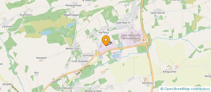 localisation de l'entreprise MADAME ASSA CHECKE à GOURIN