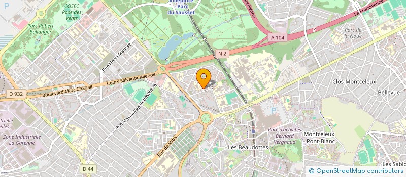 localisation de l'entreprise MADAME ASSA COULIBALY à AULNAY-SOUS-BOIS