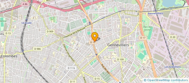 localisation de l'entreprise MADAME ASSA DIAKHITE  GENNEVILLIERS