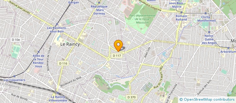 localisation de l'entreprise MADAME ASSA GOUMANE à LE RAINCY