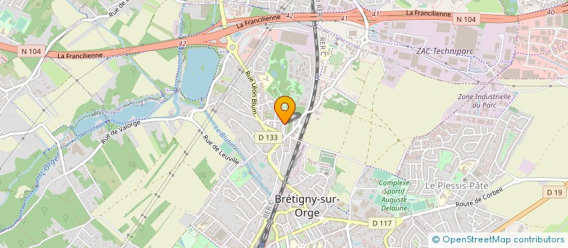 localisation de l'entreprise MADAME ASSA KAMARA à BRETIGNY-SUR-ORGE