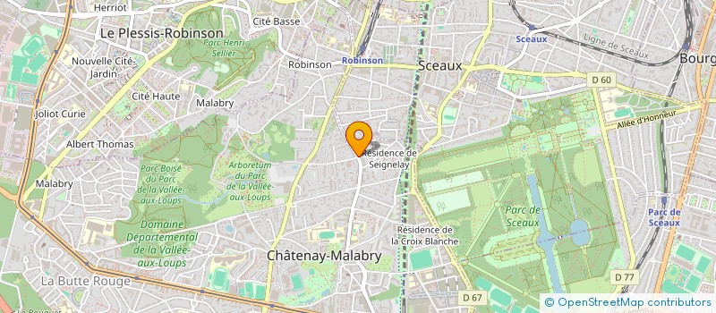 localisation de l'entreprise MADAME ASSA KEITA  CHATENAY-MALABRY