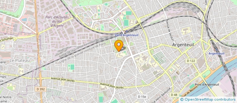 localisation de l'entreprise MADAME ASSA NIAKATE  ARGENTEUIL