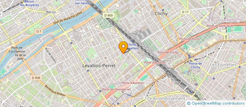 localisation de l'entreprise MADAME ASSA PARIS à LEVALLOIS-PERRET