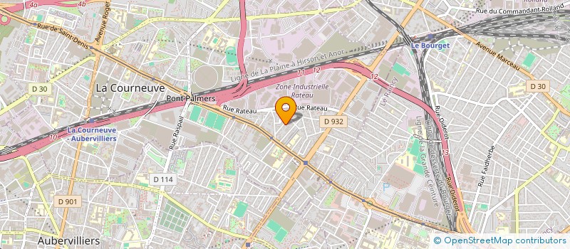 localisation de l'entreprise MADAME ASSA SISSOKO à LA COURNEUVE