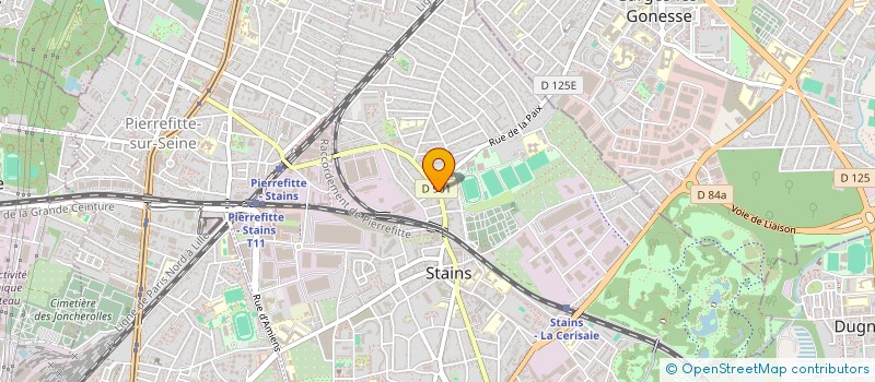 localisation de l'entreprise MADAME ASSA TOURE à STAINS