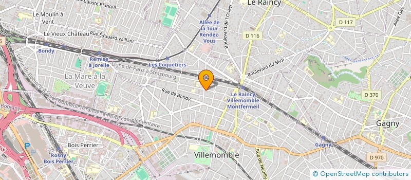 localisation de l'entreprise MADAME ASSAL ABDUL NAYEF  VILLEMOMBLE