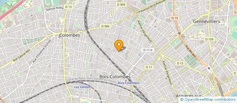 localisation de l'entreprise MADAME ASSAL EBRAHIMPOUR  BOIS-COLOMBES