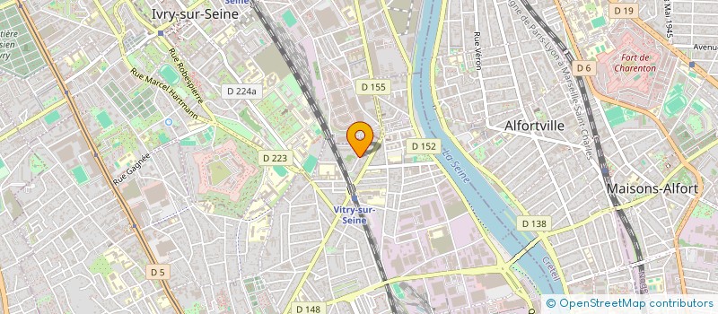 localisation de l'entreprise MADAME ASSALA BEN JAAFAR  VITRY-SUR-SEINE