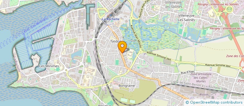 localisation de l'entreprise MADAME ASSE KADIO  LA ROCHELLE