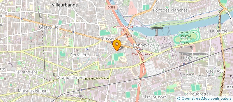 localisation de l'entreprise MADAME ASSEMELA OYE  VILLEURBANNE