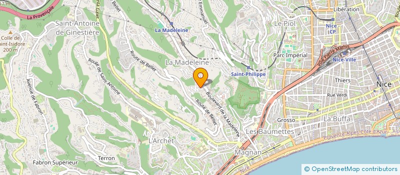 localisation de l'entreprise MADAME ASSET GUELAGAIEVA  NICE