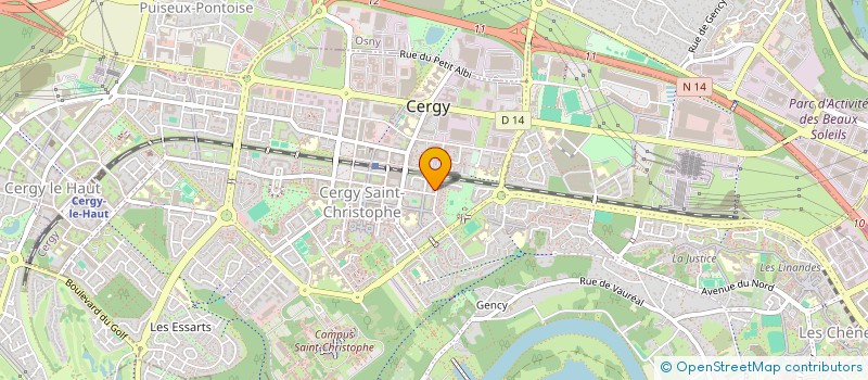 localisation de l'entreprise MADAME ASSETOU CISSAKO  CERGY