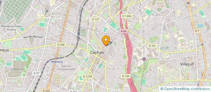 localisation de l'entreprise MADAME ASSETOU DOUCOURE  CACHAN