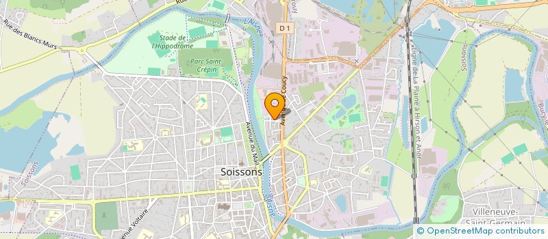 localisation de l'entreprise MADAME ASSETOU FOFANA à SOISSONS