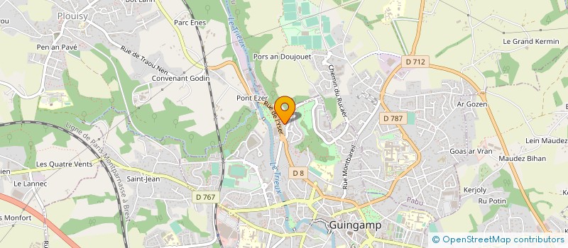localisation de l'entreprise MADAME ASSIA AHARCHI à GUINGAMP