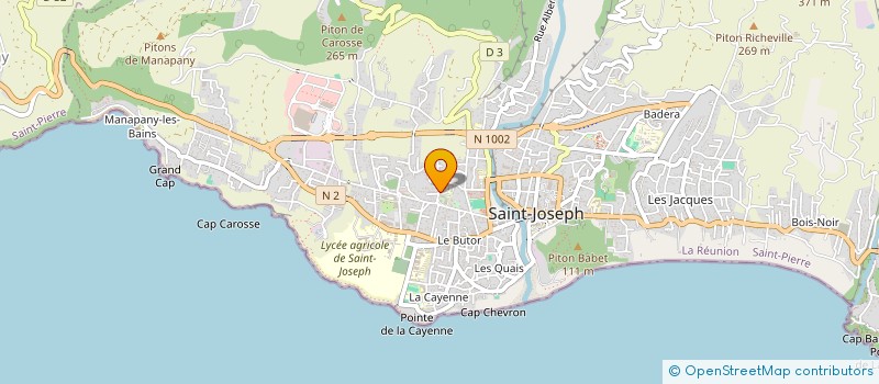 localisation de l'entreprise MADAME ASSIA AISSAOUI à SAINT-JOSEPH