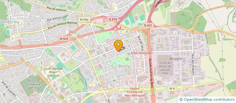 localisation de l'entreprise MADAME ASSIA AIT  METZ