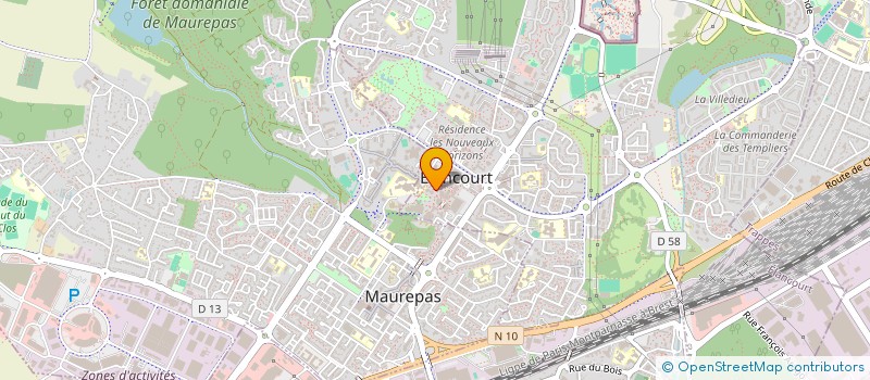 localisation de l'entreprise MADAME ASSIA AKKACHE à ELANCOURT