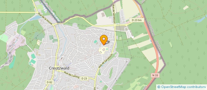 localisation de l'entreprise MADAME ASSIA BABOURI  CREUTZWALD