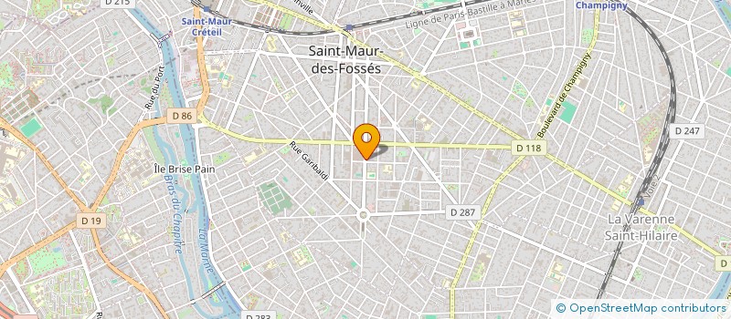 localisation de l'entreprise MADAME ASSIA BENMOHAMED à SAINT-MAUR-DES-FOSSES