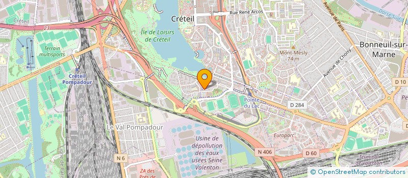 localisation de l'entreprise MADAME ASSIA BENSEBAA  CRETEIL