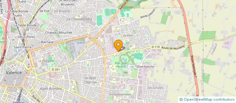 localisation de l'entreprise MADAME ASSIA BENTAHAR  VALENCE