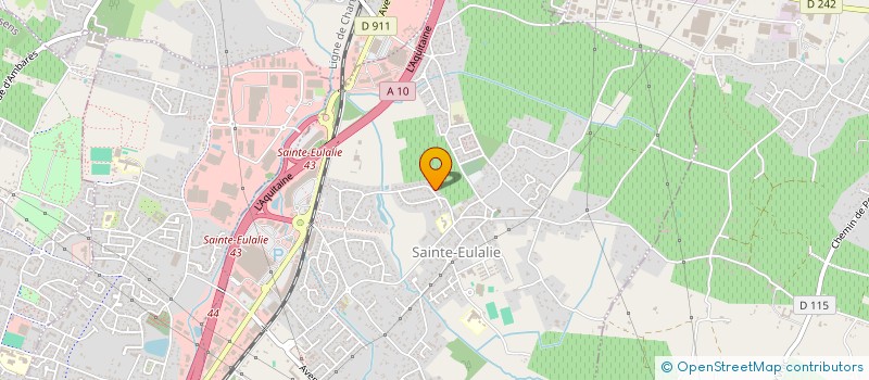 localisation de l'entreprise MADAME ASSIA BENTAHARI  SAINTE-EULALIE