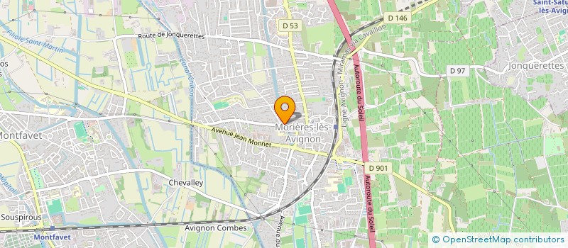localisation de l'entreprise MADAME ASSIA BERNOUSSI  MORIERES-LES-AVIGNON