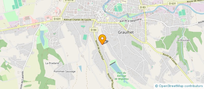 localisation de l'entreprise MADAME ASSIA BOUL TIF à GRAULHET