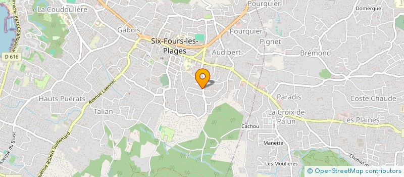 localisation de l'entreprise MADAME ASSIA DELDICQUE à SIX-FOURS-LES-PLAGES