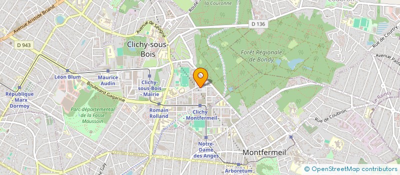 localisation de l'entreprise MADAME ASSIA EL OUAZRAOUI à CLICHY-SOUS-BOIS