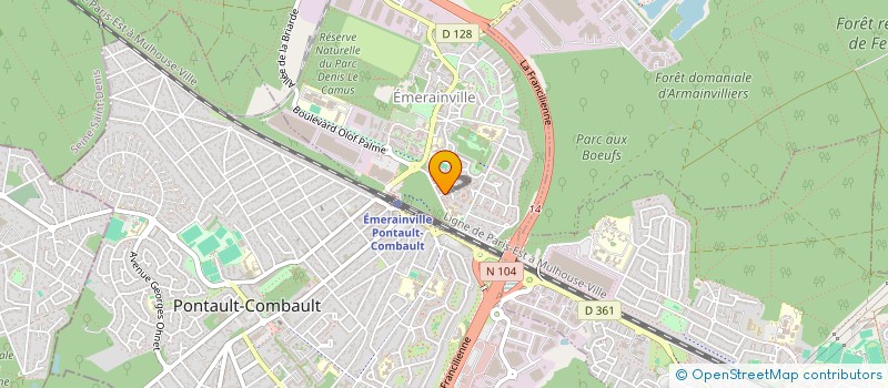 localisation de l'entreprise MADAME ASSIA FERGUSS  EMERAINVILLE