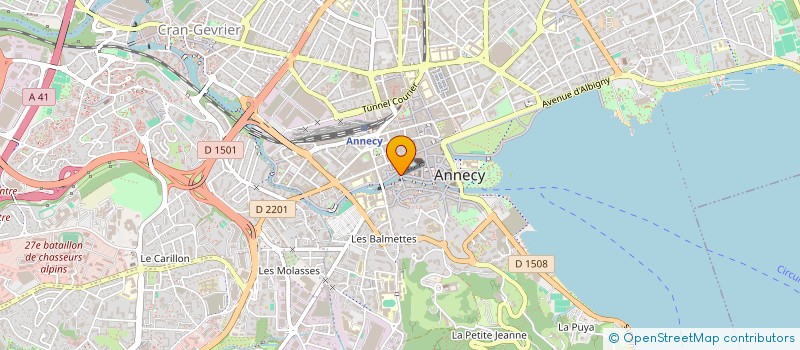 localisation de l'entreprise MADAME ASSIA HAMANI à ANNECY