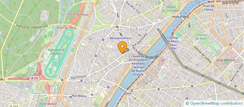 localisation de l'entreprise MADAME ASSIA JAHOUACH à PARIS