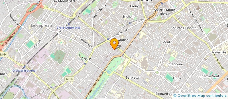 localisation de l'entreprise MADAME ASSIA KHALDI  CROIX