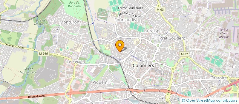 localisation de l'entreprise MADAME ASSIA KHITER à COLOMIERS