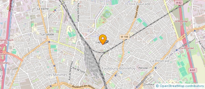 localisation de l'entreprise MADAME ASSIA KOUDA à TOULOUSE