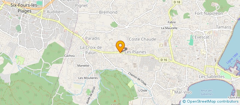 localisation de l'entreprise MADAME ASSIA LAHMAR à LA SEYNE-SUR-MER